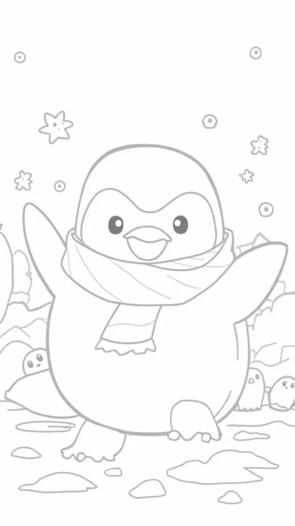 coloriage de Penquin